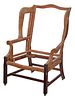 George III Mahogany Easy Chair Frame
