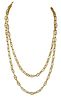 18kt. Long Chain Necklace 