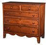 Southern Federal Inlaid Walnut Five Drawer Chest