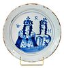 London Delftware 'William and Mary' Plate