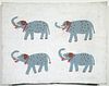 Mamie Deschillie, Untitled (Four Elephants)