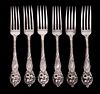 Sterling Silver Forks, Watson Silver Co., Lily