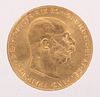 100 Austrian Corona Gold Coin 1915 #3