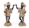 A Pair Of Bronze Blackamoor Figures