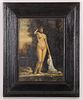 Signed Achille Francois Oudinot, Nude