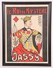 French Playing Card Poster, Le Roi Du Mystere