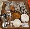 TRAY STAINLESS FLATWARE ETC.