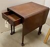 MAGH. DROP LEAf 1 drawer end stand 20"h x15.5"w x20"d