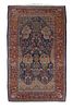 Antique Dabir Kashan Rug, 4’3” x 7’