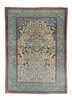 Antique Dabir Kashan Rug, 4’5” x 6’6”