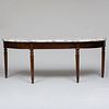 Pair of Regency Mahogany Console Tables with Marble Tops