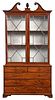 George III Mahogany Bookcase Cabinet