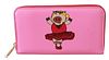 PINK YEAR OF THE PIG CONTINENTAL CLUTCH LEATHER WALLET