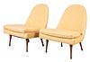 Paul McCobb Symmetric Group Slipper Chairs, Pr