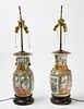 Two Chinese Vases / Lamps