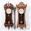 Two Waterbury Clock Co. Wall Clocks