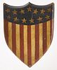Carved and Painted American Shield