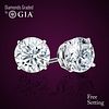 7.63 carat diamond pair Round cut Diamond GIA Graded 1) 3.80 ct, Color F, VVS2 2) 3.83 ct, Color F, VVS2. Appraised Value: $724,800 