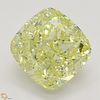 2.84 ct, Natural Fancy Yellow Even Color, VS1, Cushion cut Diamond (GIA Graded), Appraised Value: $69,200 