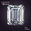 1.59 ct, D/IF, Emerald cut GIA Graded Diamond. Appraised Value: $65,200 