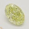 1.51 ct, Natural Fancy Yellow Even Color, VS2, Oval cut Diamond (GIA Graded), Appraised Value: $40,000 