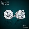 6.38 carat diamond pair Round cut Diamond GIA Graded 1) 3.22 ct, Color E, VS2 2) 3.16 ct, Color F, SI1. Appraised Value: $421,100 