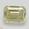 2.01 ct, Natural Fancy Light Brownish Yellow Even Color, VVS2, Emerald cut Diamond (GIA Graded), Appraised Value: $30,500 