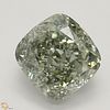 1.20 ct, Natural Fancy Grayish Yellowish Green Even Color, VS2, Cushion cut Diamond (GIA Graded), Appraised Value: $36,700 