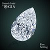 4.02 ct, D/VS2, Pear cut GIA Graded Diamond. Appraised Value: $376,800 