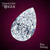 2.00 ct, D/IF, TYPE IIa Pear cut GIA Graded Diamond. Appraised Value: $114,700 