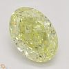 1.32 ct, Natural Fancy Yellow Even Color, VS2, Oval cut Diamond (GIA Graded), Appraised Value: $19,700 