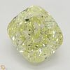 3.81 ct, Natural Fancy Light Yellow Even Color, VVS1, Cushion cut Diamond (GIA Graded), Appraised Value: $73,800 