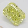 1.00 ct, Natural Fancy Intense Yellow Even Color, VS2, Radiant cut Diamond (GIA Graded), Appraised Value: $36,500 