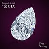 2.02 ct, E/IF, Pear cut GIA Graded Diamond. Appraised Value: $104,500 