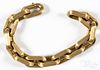 18K gold chain link bracelet