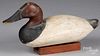 R. Madison Mitchell canvasback duck decoy