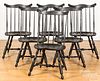 Six Jan Mailey Lancaster Windsor chairs.