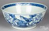 Large Imari porcelain bowl, late 19th c.