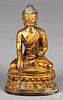 Chinese gilt bronze Buddha