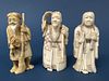 Three Japanese Carved Figures