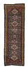 Antique Qashqai Long Rug, 3’9’’ x 11’8’’