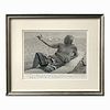 Lucien Clergue Picasso "Cannes" 1959 Signed Photo