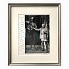 Lucien Clergue Picasso "Morgins" 1965 Signed Photo