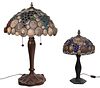 Art Nouveau Style Limpet Shade Lamps