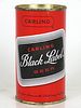 1962 Carling Black Label Beer 12oz Flat Top Can 37-40.2 Natick, Massachusetts