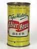 1957 Adler Brau Beer 12oz Flat Top Can 29-22 Appleton, Wisconsin
