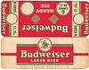 1956 Budweiser Lager Beer Six Pack Can Carrier Saint Louis, Missouri