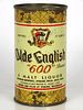 1957 Olde English "600" Malt Liquor 12oz Flat Top Can 109-03 Spokane, Washington