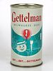 1958 Gettelman Milwaukee Beer 12oz Flat Top Can 69-23 Milwaukee, Wisconsin