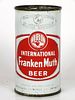 1960 International Franken Muth Beer 12oz Flat Top Can 85-23 Buffalo, New York